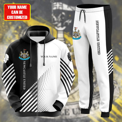 Personalized Newcastle United Q2 3D All over Printed Hoodie and Sweatpants set