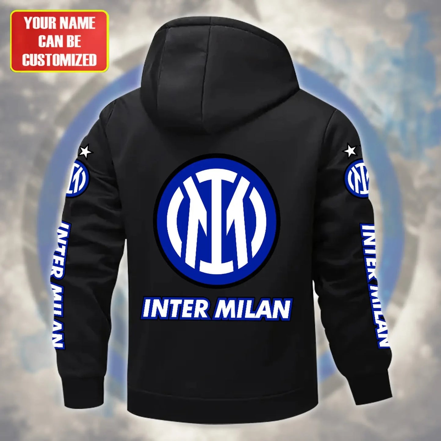 Personalized Inter Milan Fleece 3D Unisex Hooded Jacket