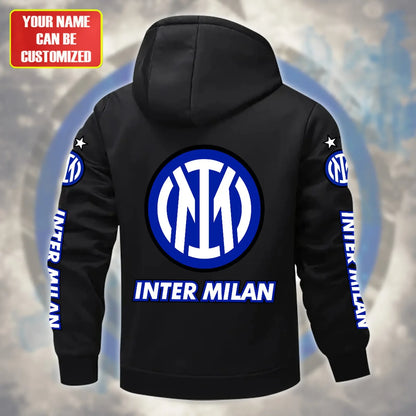 Personalized Inter Milan Fleece 3D Unisex Hooded Jacket