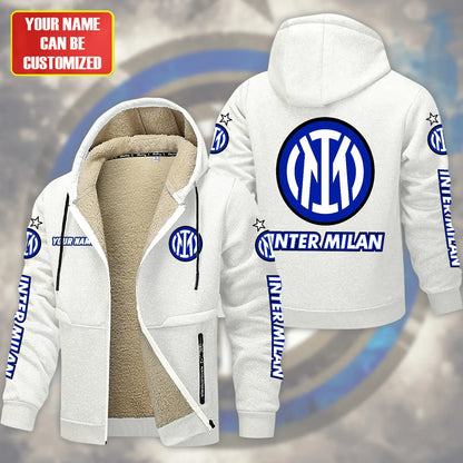 Personalized Inter Milan Fleece 3D Unisex Hooded Jacket