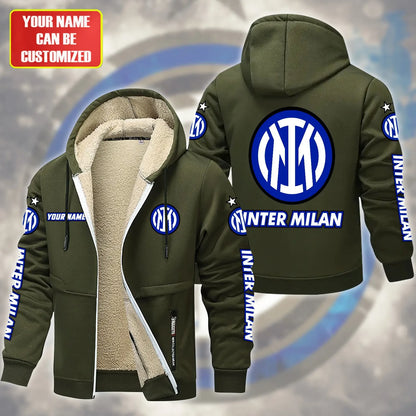 Personalized Inter Milan Fleece 3D Unisex Hooded Jacket