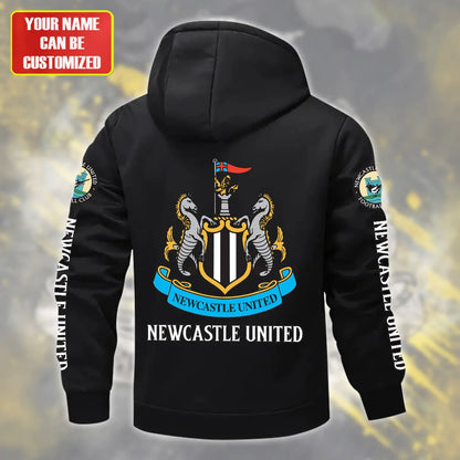 Personalized Newcastle United Fleece 3D Unisex Hooded Jacket