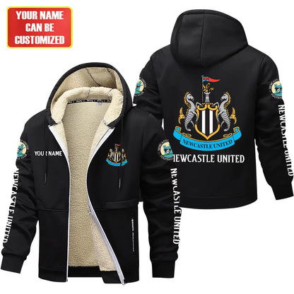 Personalized Newcastle United Fleece 3D Unisex Hooded Jacket