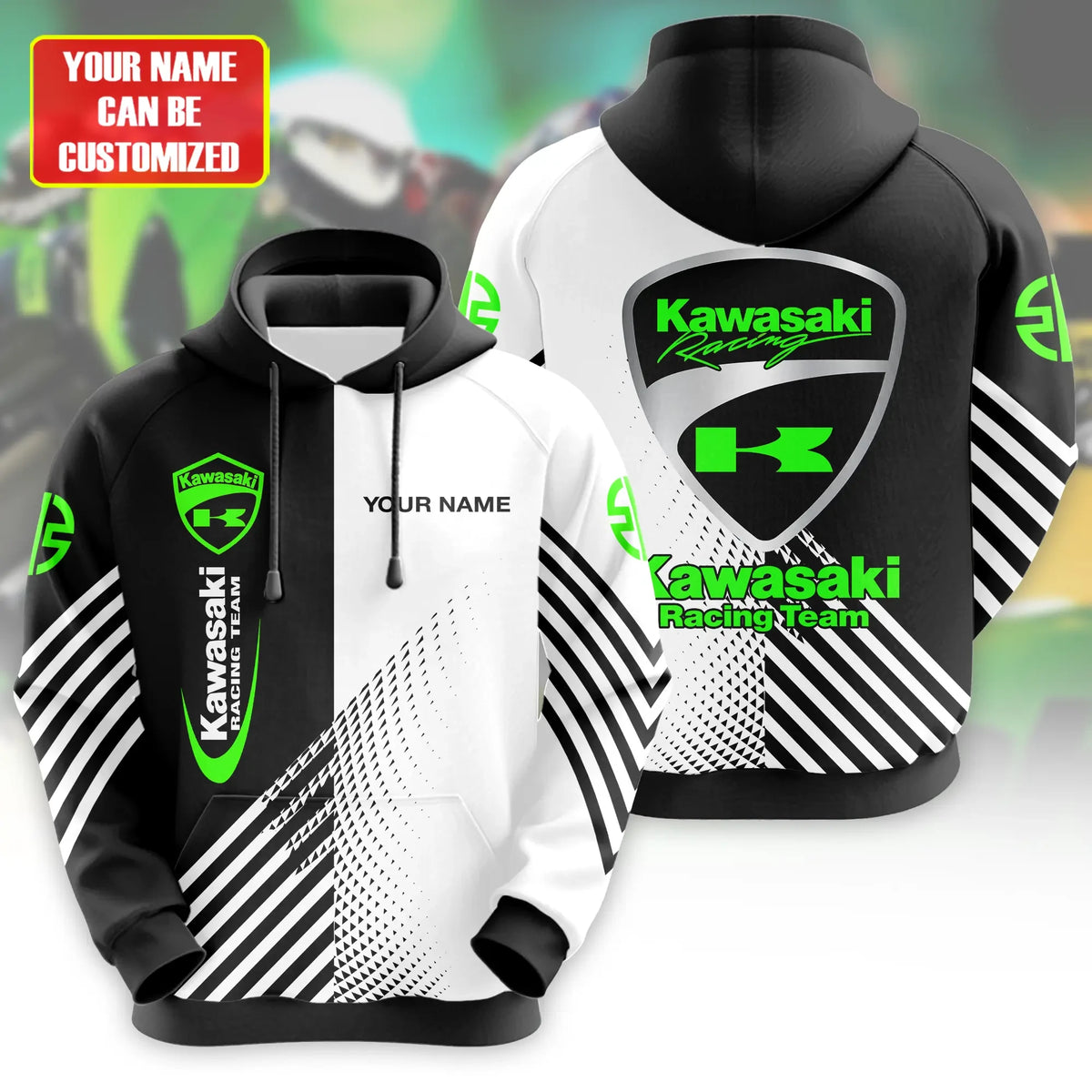 Personalized KW Racing Team 3D All over Printed Hoodie and Sweatpants set