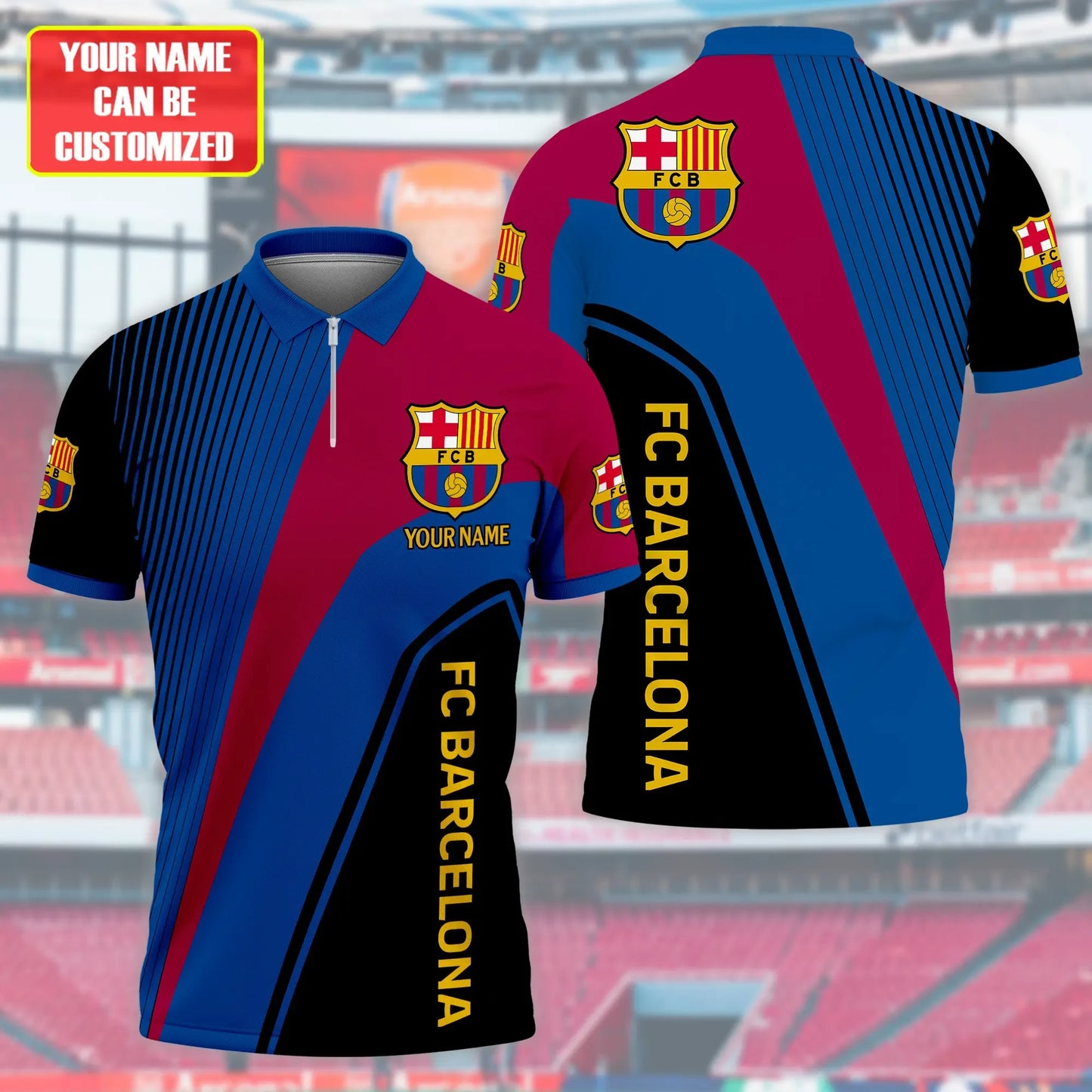 Personalized Barcelona 3D Full Printing Set , Barcelona Shirt , Hoodie , Short , Polo ,hawaii V2