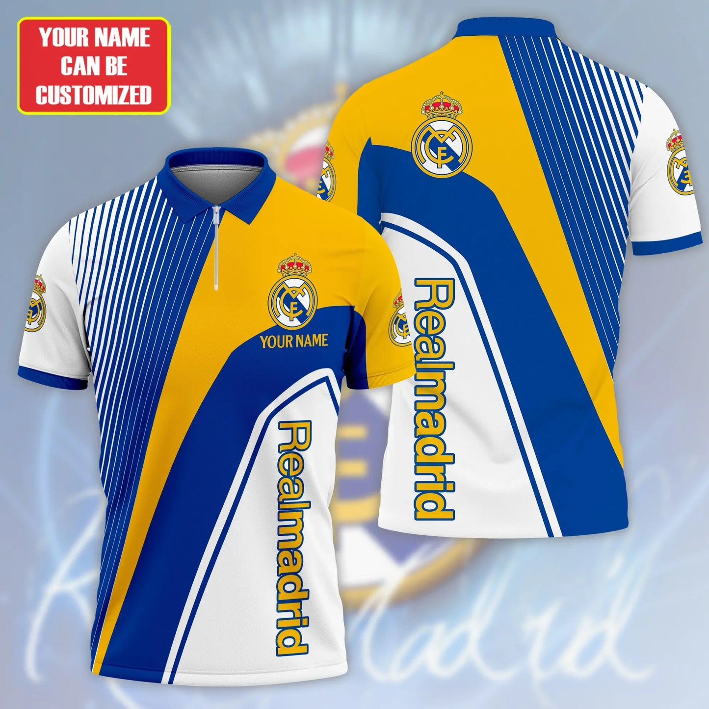 Personalized Real Madrid 3D Full Printing Set , Real Madrid Shirt , Hoodie , Short , Polo ,hawaii V1