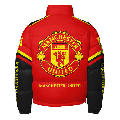 Manchester United Puffer Thermal Stand Collar Jacket