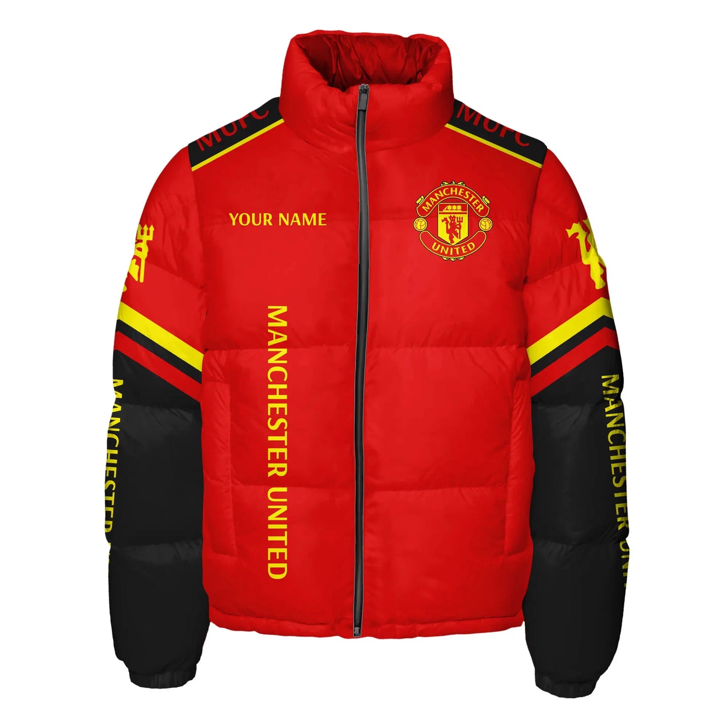 Manchester United Puffer Thermal Stand Collar Jacket