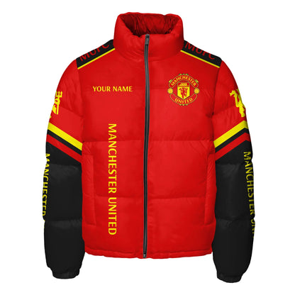 Manchester United Puffer Thermal Stand Collar Jacket