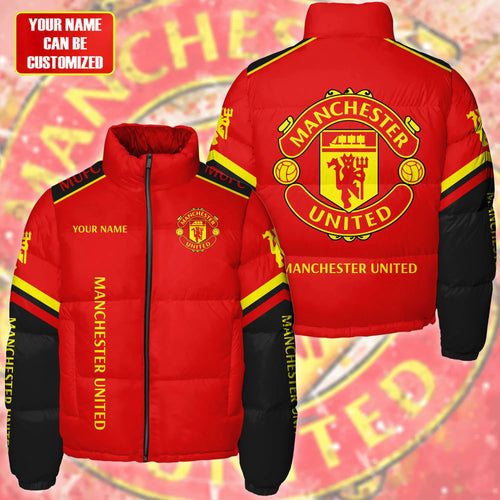 Manchester United Puffer Thermal Stand Collar Jacket