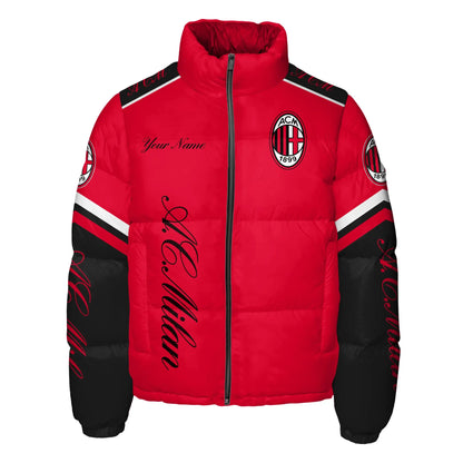 AC Milan Puffer Thermal Stand Collar Jacket
