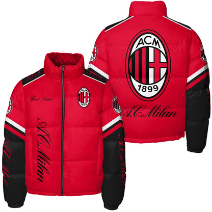 AC Milan Puffer Thermal Stand Collar Jacket