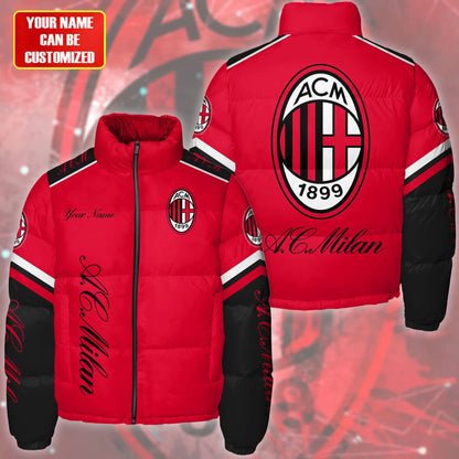 AC Milan Puffer Thermal Stand Collar Jacket