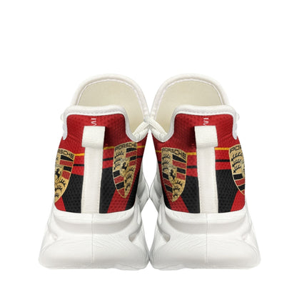 Pors Red Black Chunky Custom Sneaker