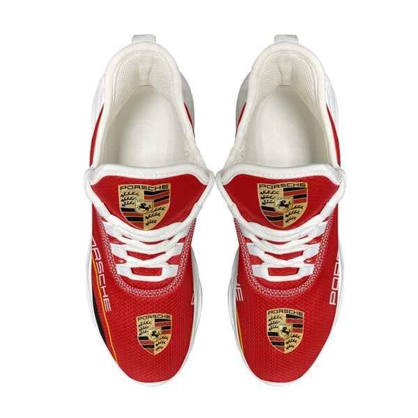 Pors Red Black Chunky Custom Sneaker