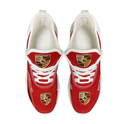 Pors Red Black Chunky Custom Sneaker