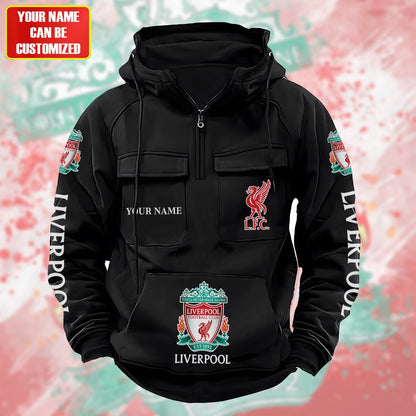 Personalized Liverpool 3D All over Printed Retro Hoodie & Sweatpants Set