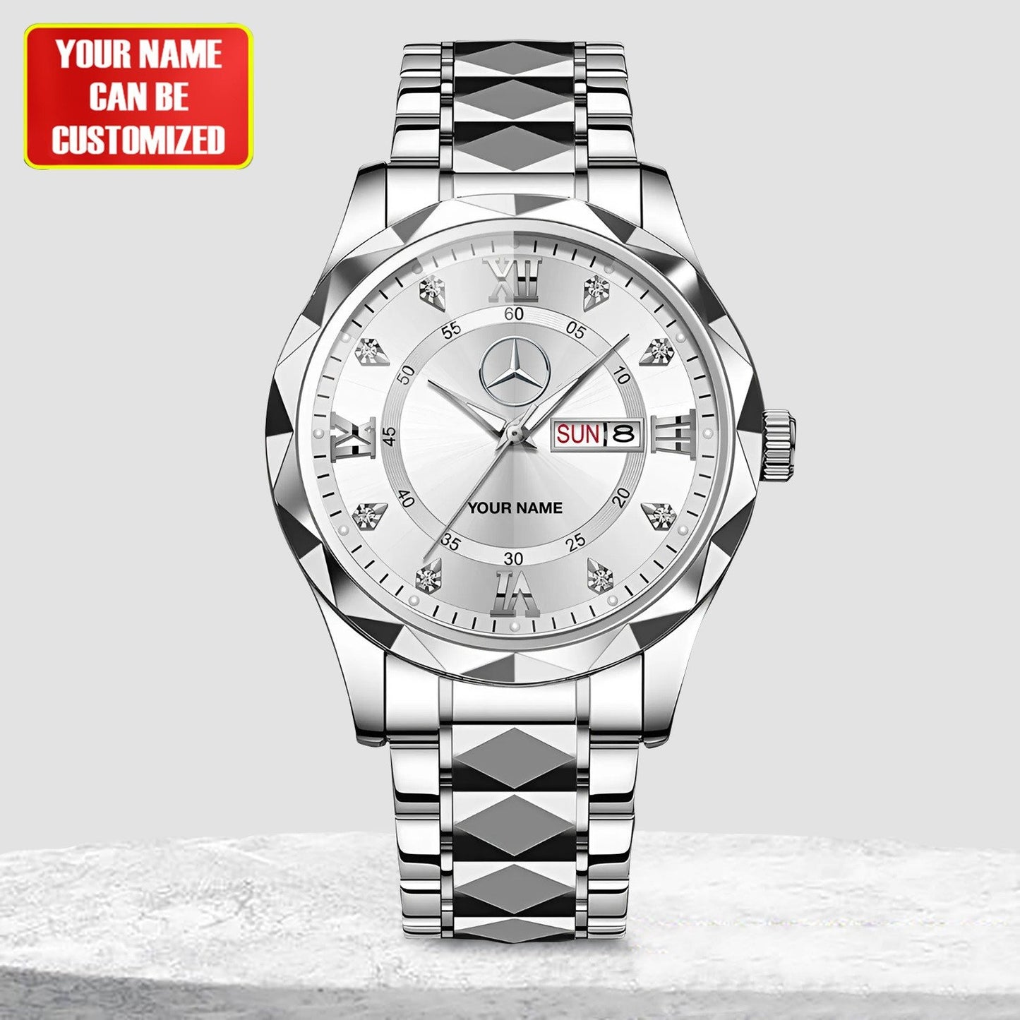 Personalized Merc Alloy Charley Watch