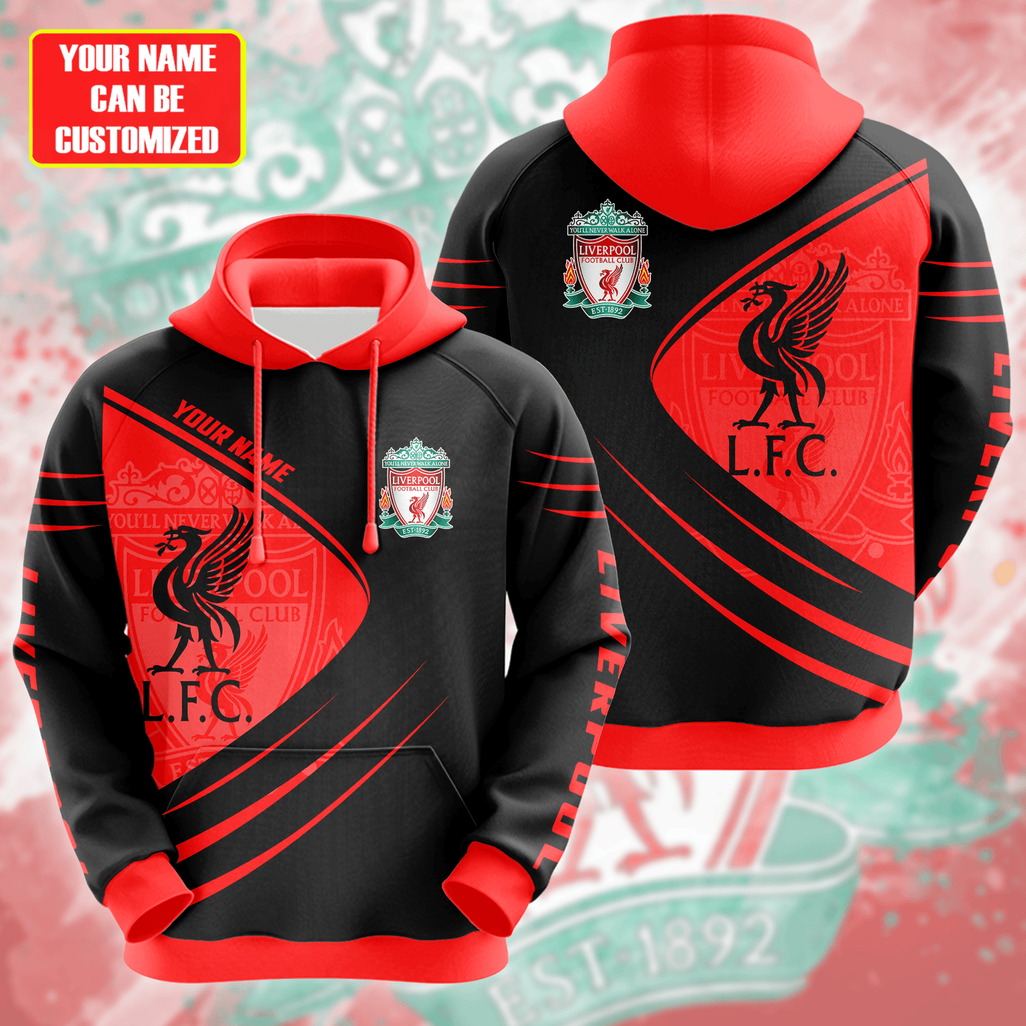 Personalized LFC 3D All over Printed Hoodie and Sweatpants set