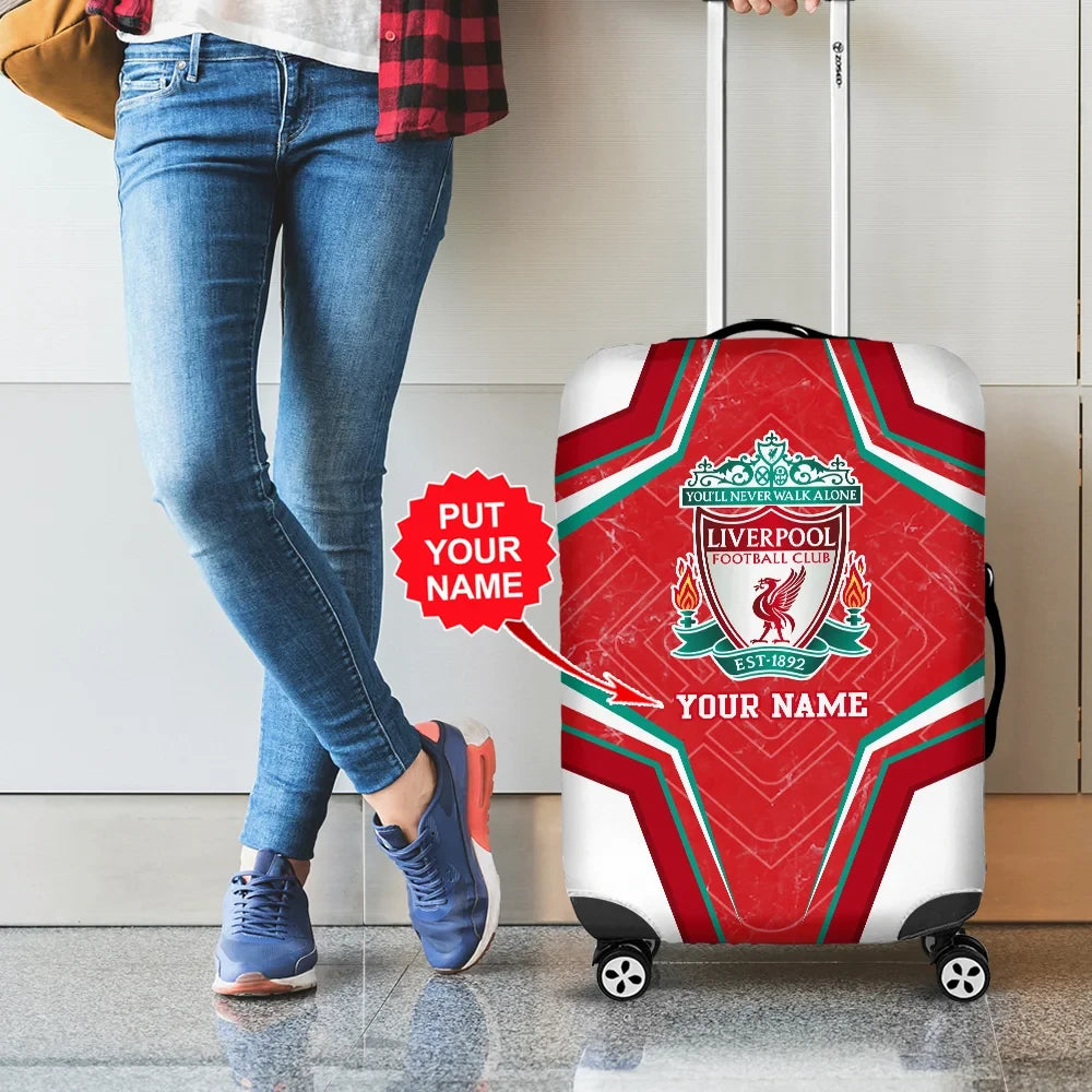 Personalized Name Liverpool Luggage Cover