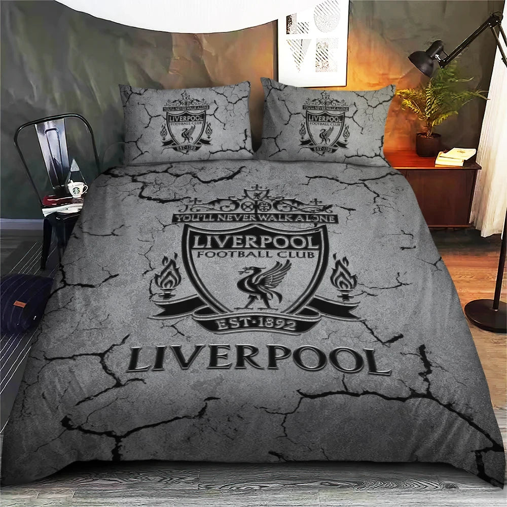 Liverpool Wall All Over Printed Bedding Set