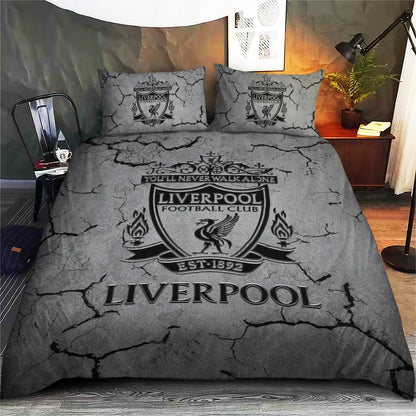 Liverpool Wall All Over Printed Bedding Set