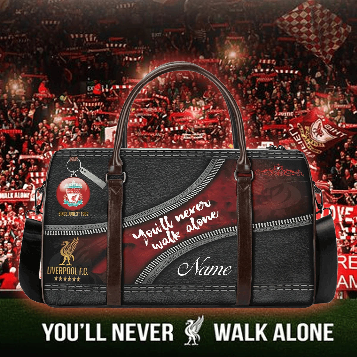 Personalized Liverpool Travel Bag