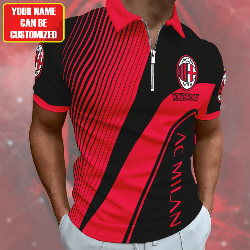 Personalized AC Milan 3D Full Printing Set ,AC Milan Shirt , Hoodie , Short , Polo ,hawaii V1