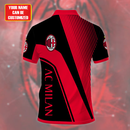 Personalized AC Milan 3D Full Printing Set ,AC Milan Shirt , Hoodie , Short , Polo ,hawaii V1