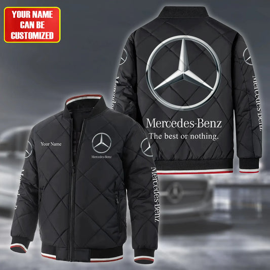Personalized Merc Puffer Bomber Jacket