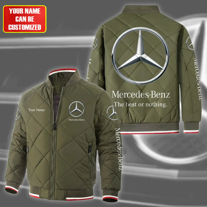 Personalized Merc Puffer Bomber Jacket