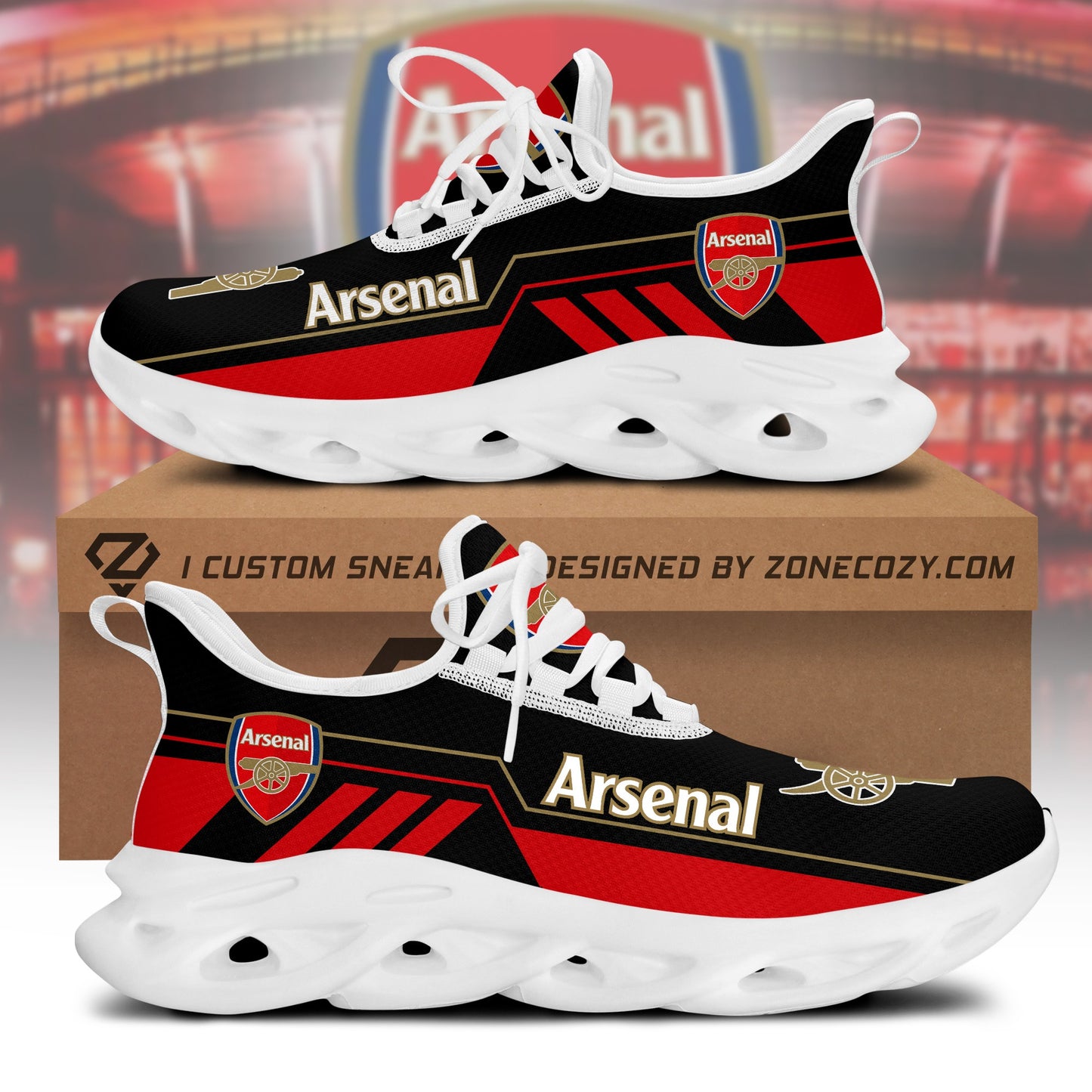 Arsenal V4 Chunky Custom Sneaker