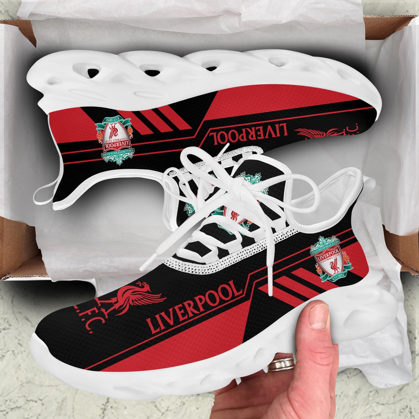 Liverpool V4 Chunky Custom Sneaker