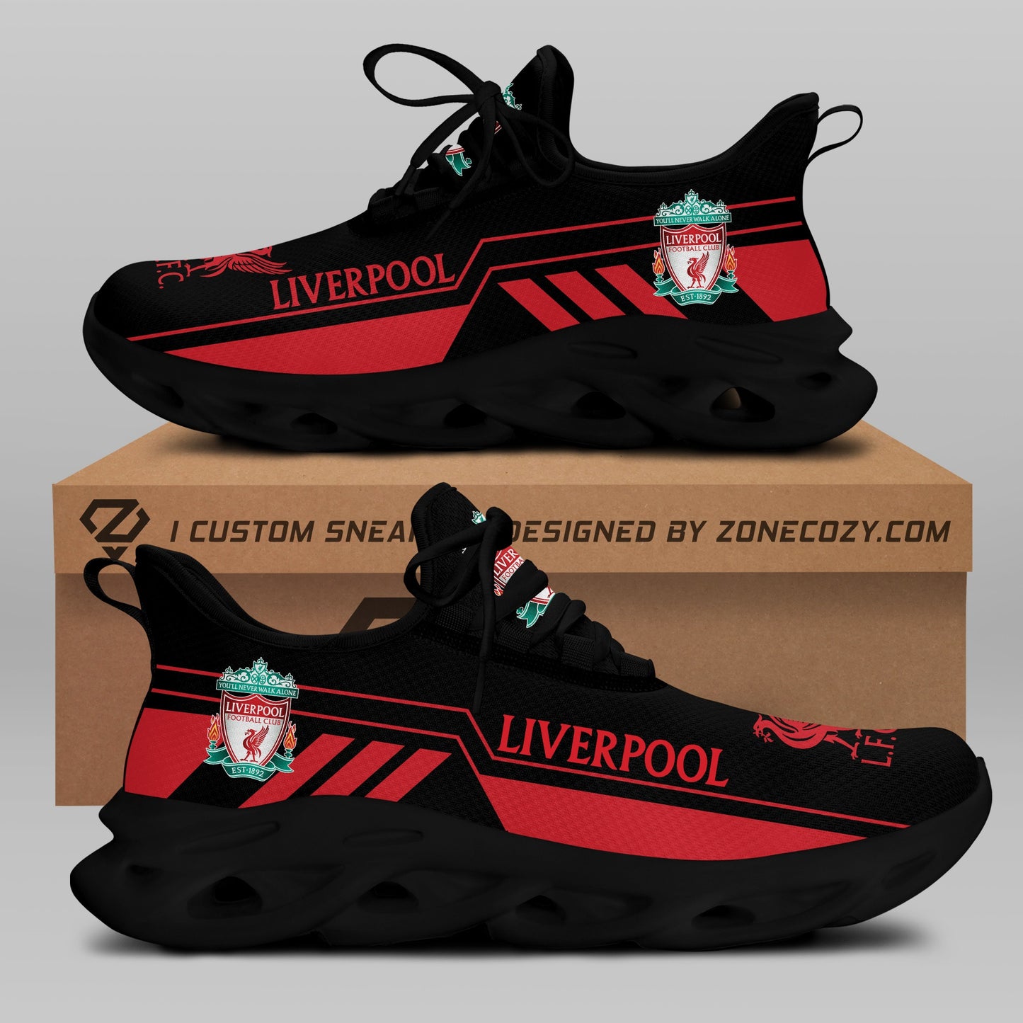 Liverpool V4 Chunky Custom Sneaker