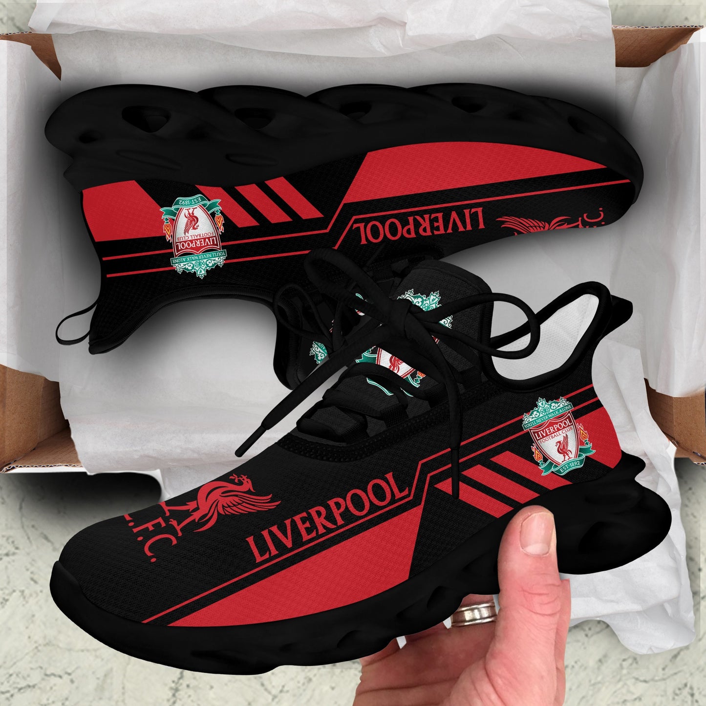 Liverpool V4 Chunky Custom Sneaker