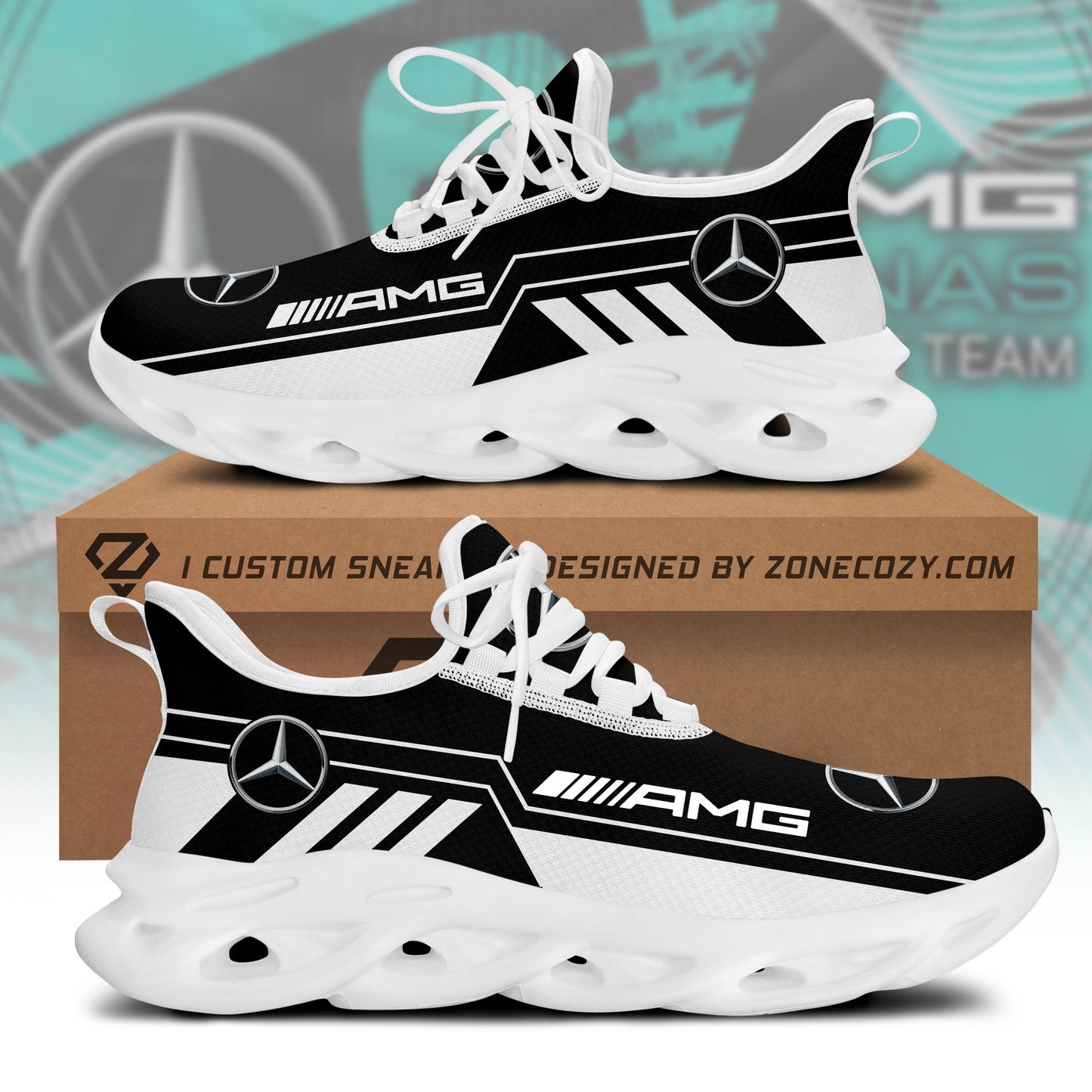 Merc AMG V4 Chunky Custom Sneaker