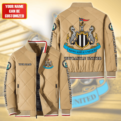 Personalized Newcastle United Puffer Bomber Jacket