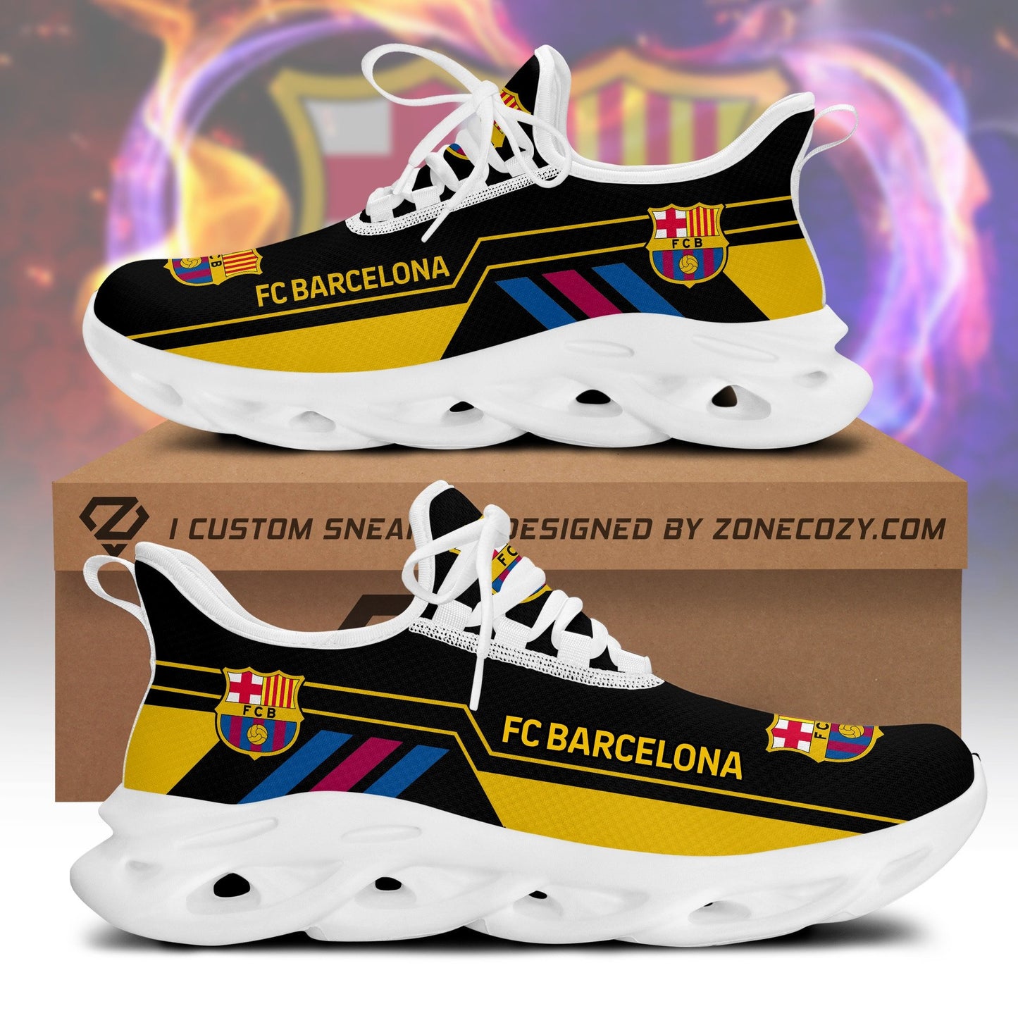 Barcelona V4 Chunky Custom Sneaker