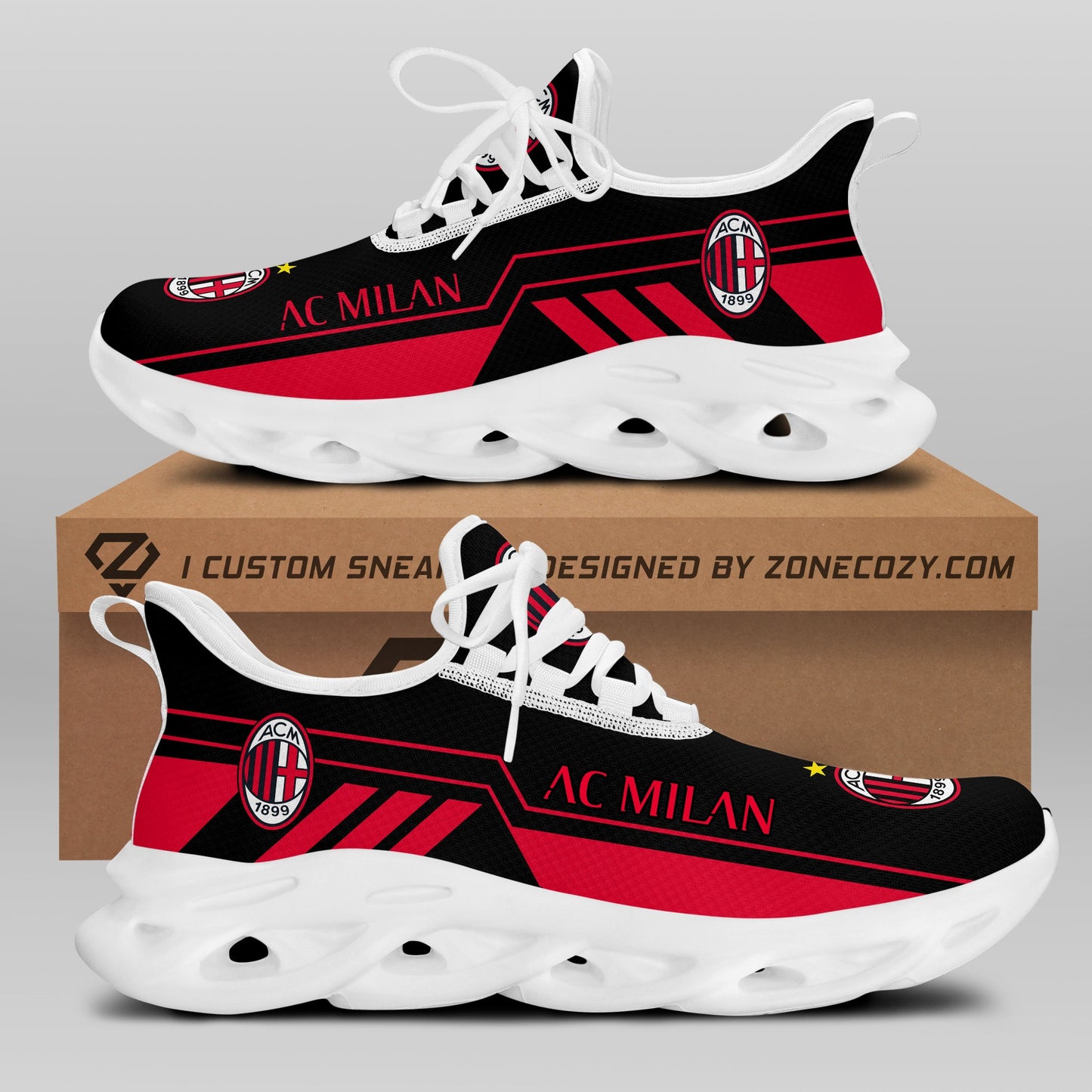 AC Milan V4 Chunky Custom Sneaker