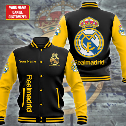 Personalized Real Madrid Baseball Jacket