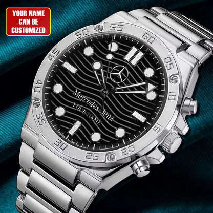 Personalized Merc OMG Dial Steel Watch