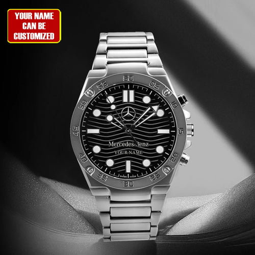 Personalized Merc OMG Dial Steel Watch