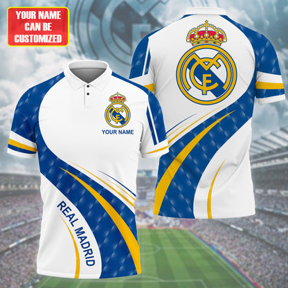 Personalized Real Madrid 3D Full Printing Set , Real Madrid Shirt , Hoodie , Short , Polo ,hawaii V2