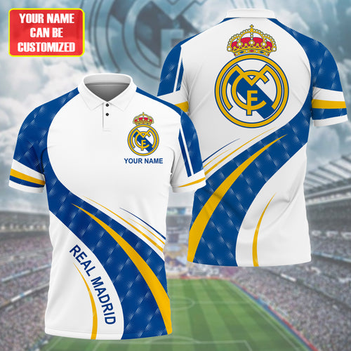 Personalized Real Madrid 3D Full Printing Set , Real Madrid Shirt , Hoodie , Short , Polo ,hawaii V2
