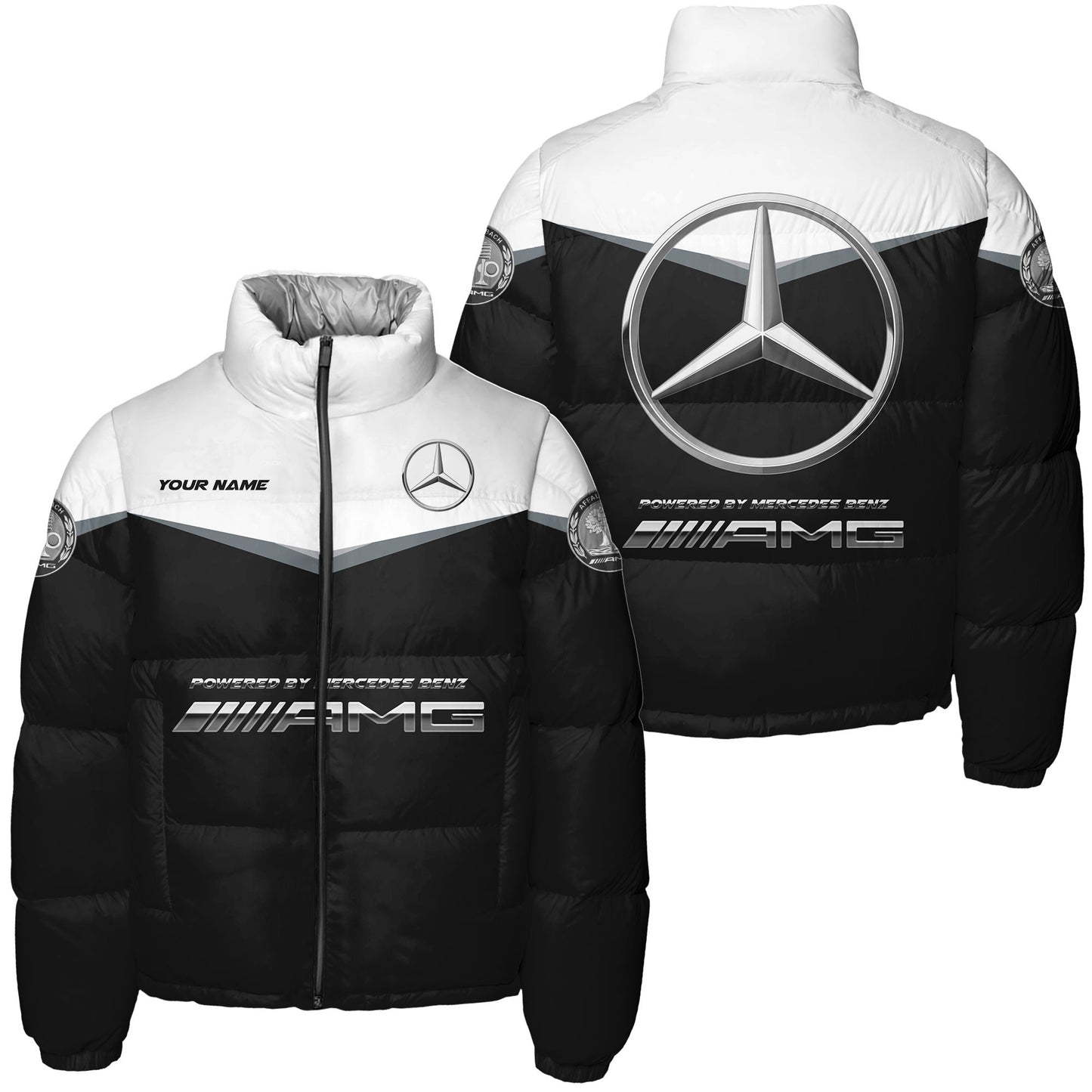 Merc AMG Puffer Thermal Stand Collar Jacket