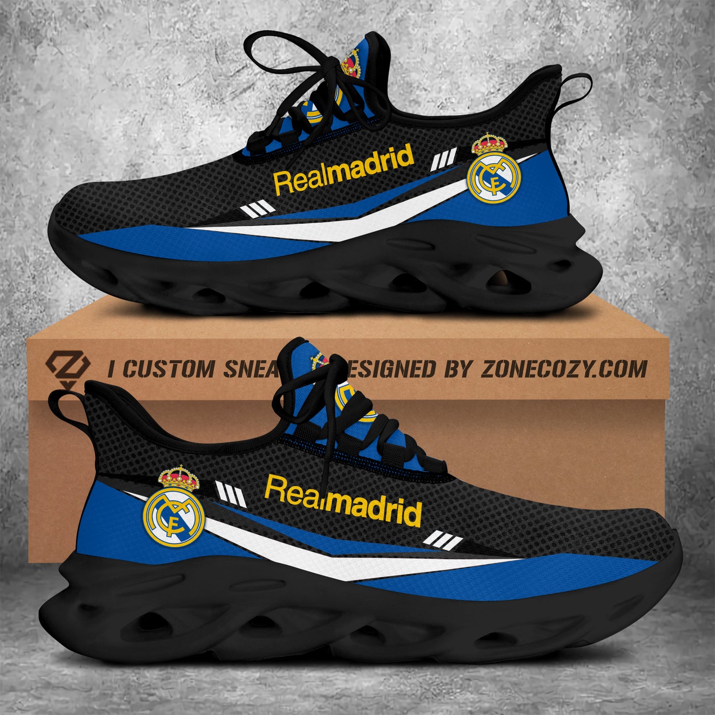 Personalized Real Madrid Q10 Chunky Custom Sneaker
