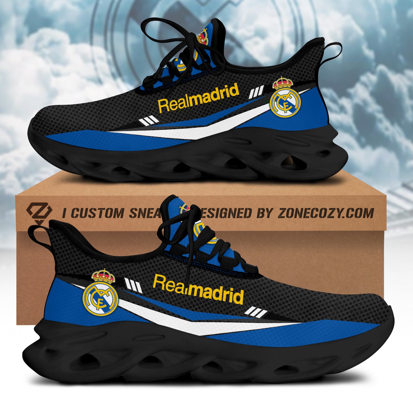 Personalized Real Madrid Q10 Chunky Custom Sneaker