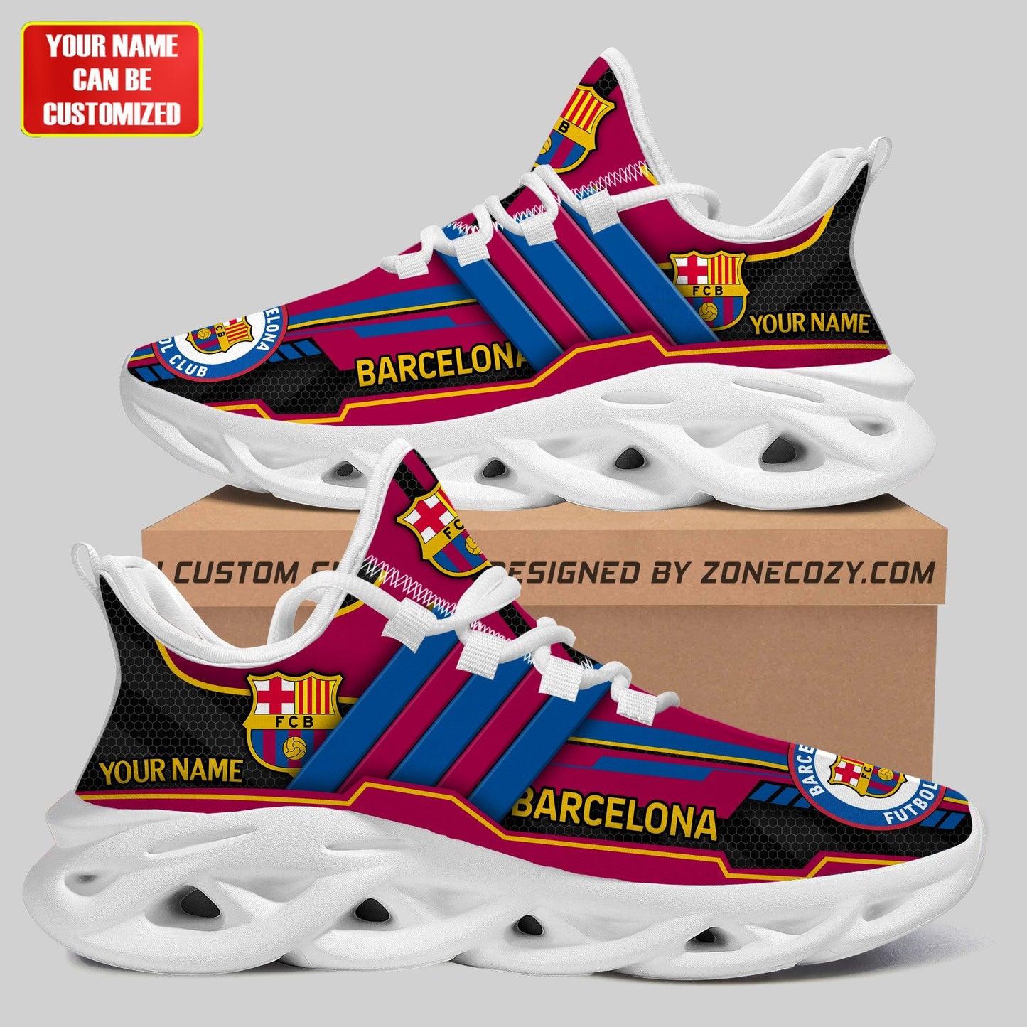 Personalized Barcelona Layer Chunky Custom Sneaker