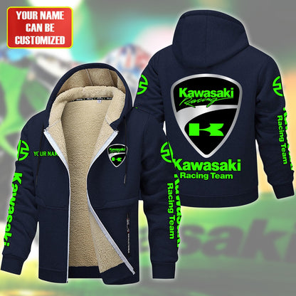 Personalized KW Racing Team Fleece 3D Unisex Hooded Jacket