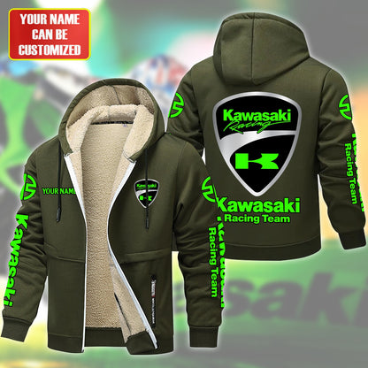 Personalized KW Racing Team Fleece 3D Unisex Hooded Jacket